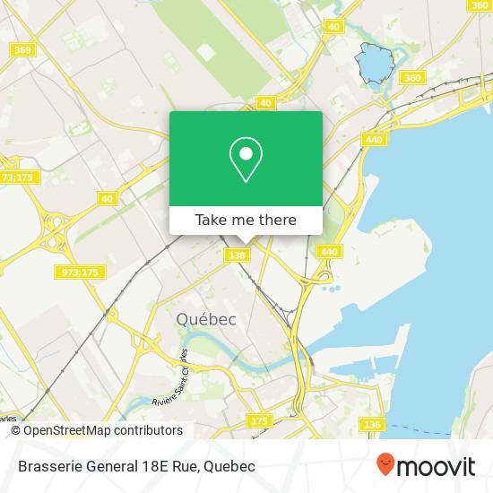 Brasserie General 18E Rue map