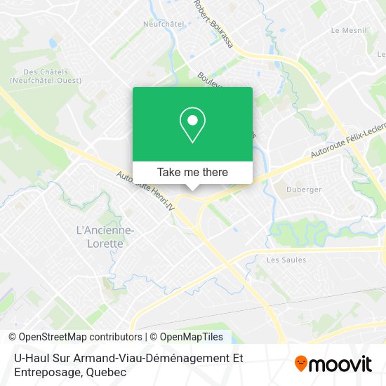 U-Haul Sur Armand-Viau-Déménagement Et Entreposage map