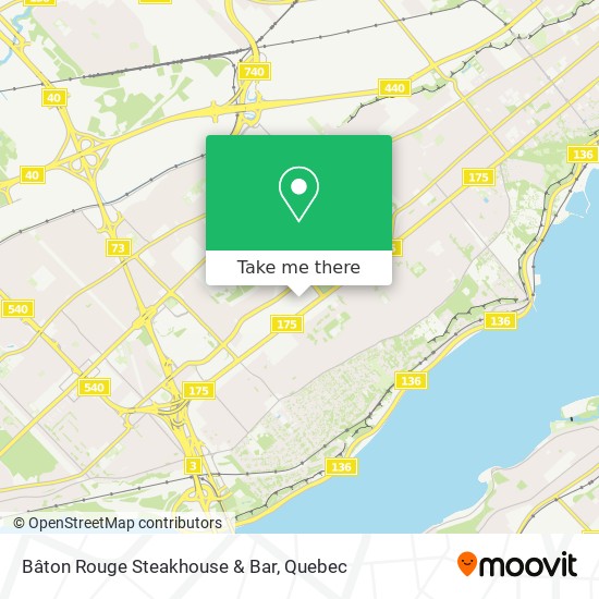 Bâton Rouge Steakhouse & Bar map