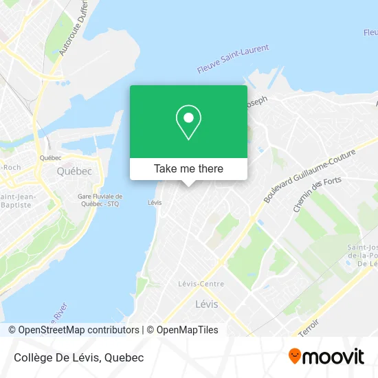 Collège De Lévis map