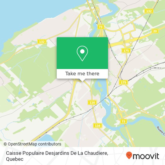 Caisse Populaire Desjardins De La Chaudiere map