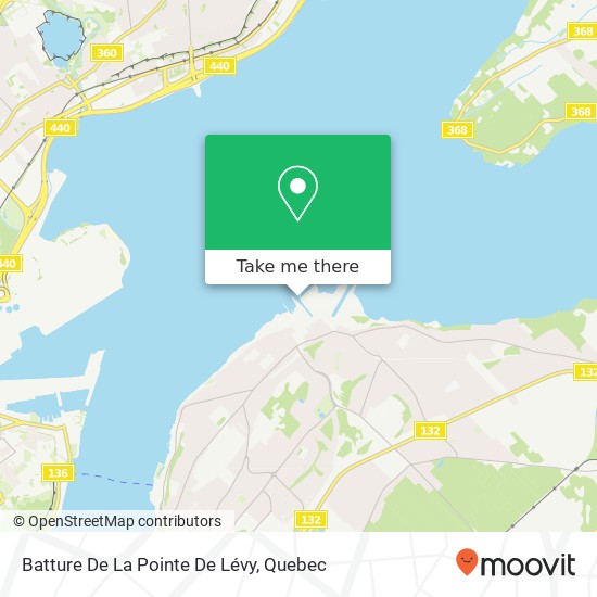 Batture De La Pointe De Lévy map