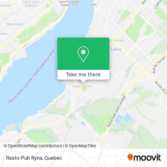 Resto-Pub Ryna map
