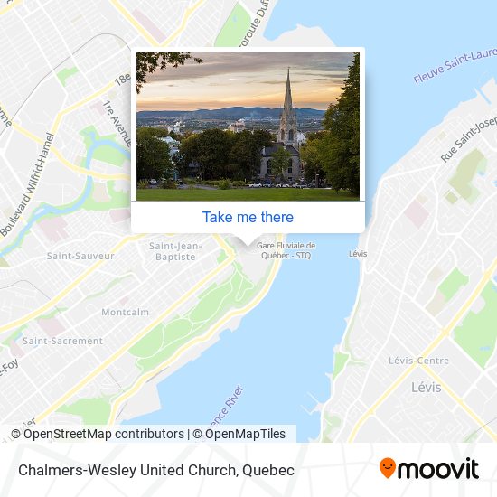 Chalmers-Wesley United Church map