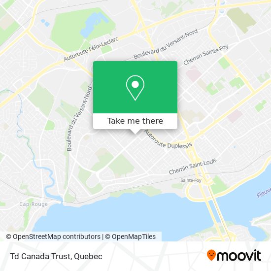 Td Canada Trust map