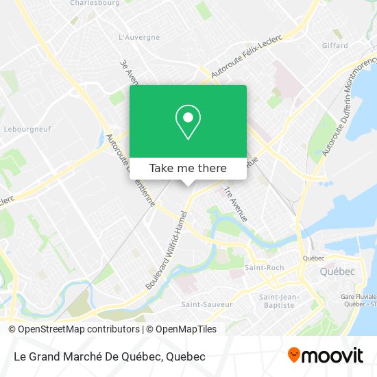 Le Grand Marché De Québec map