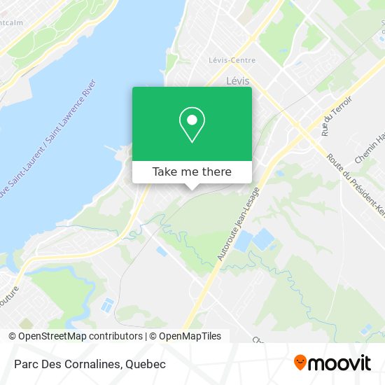 Parc Des Cornalines map