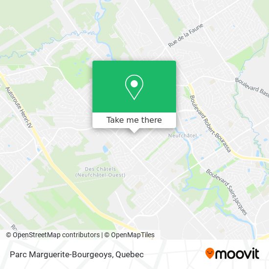 Parc Marguerite-Bourgeoys map