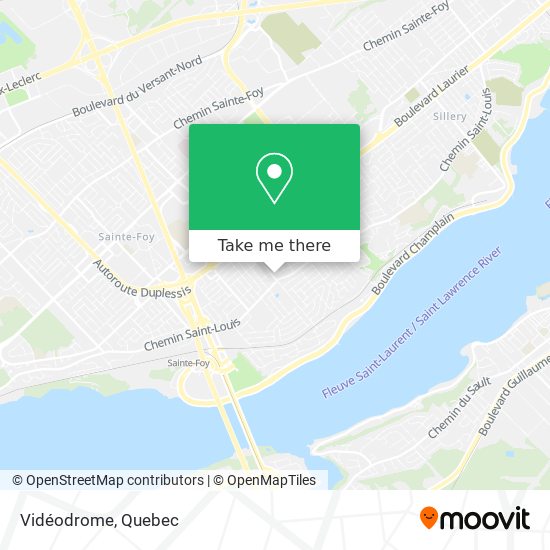 Vidéodrome map