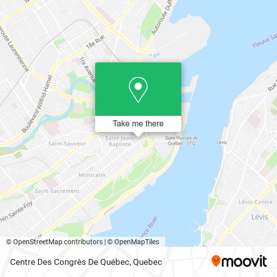 Centre Des Congrès De Québec map