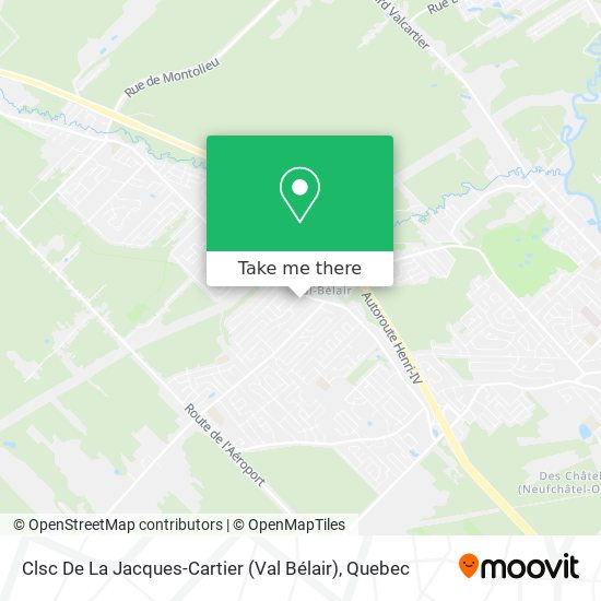 Clsc De La Jacques-Cartier (Val Bélair) map