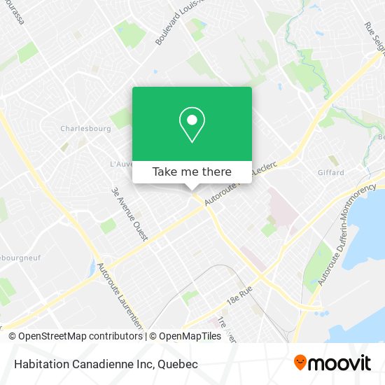 Habitation Canadienne Inc map