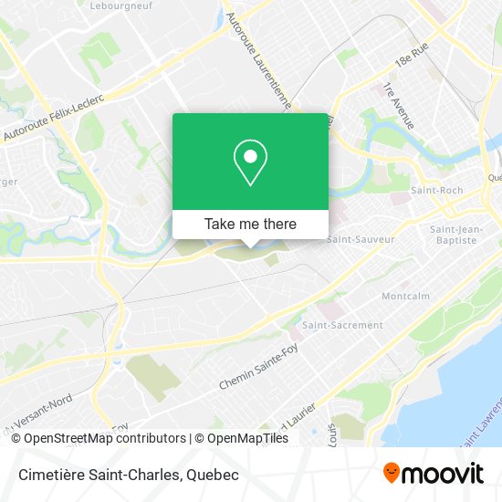 Cimetière Saint-Charles map