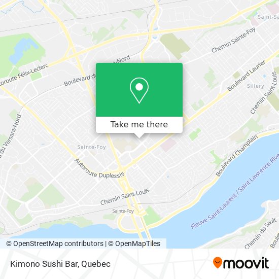 Kimono Sushi Bar map