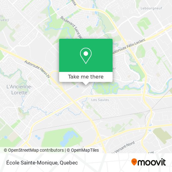 École Sainte-Monique map