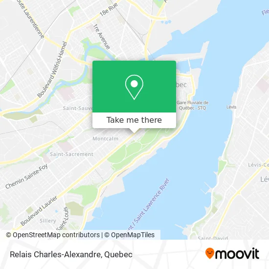 Relais Charles-Alexandre map