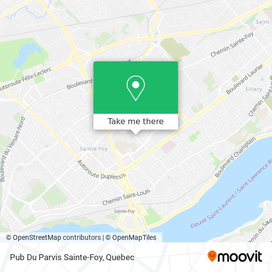 Pub Du Parvis Sainte-Foy map