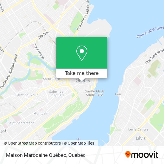 Maison Marocaine Québec map