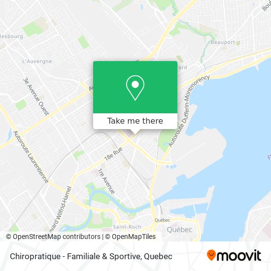 Chiropratique - Familiale & Sportive map