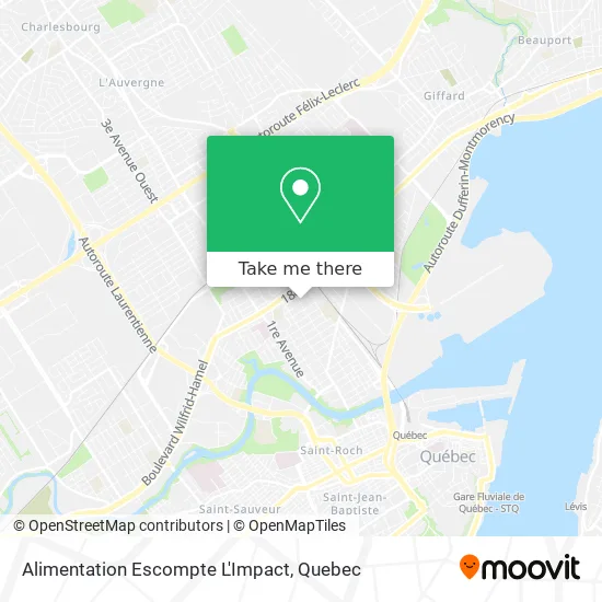 Alimentation Escompte L'Impact map