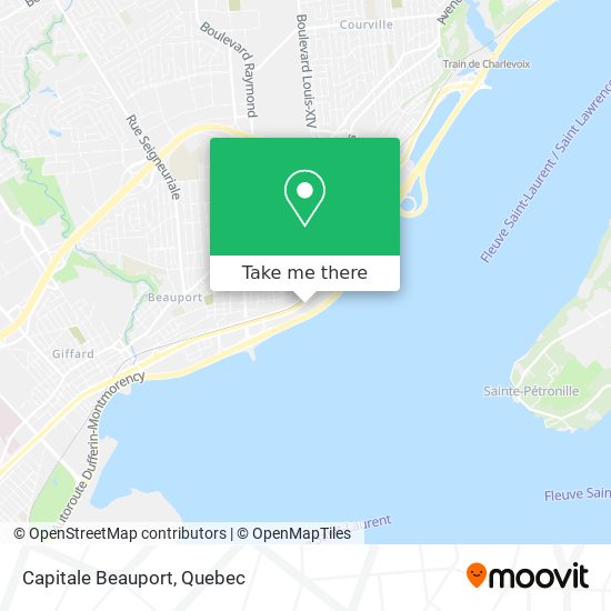 Capitale Beauport map