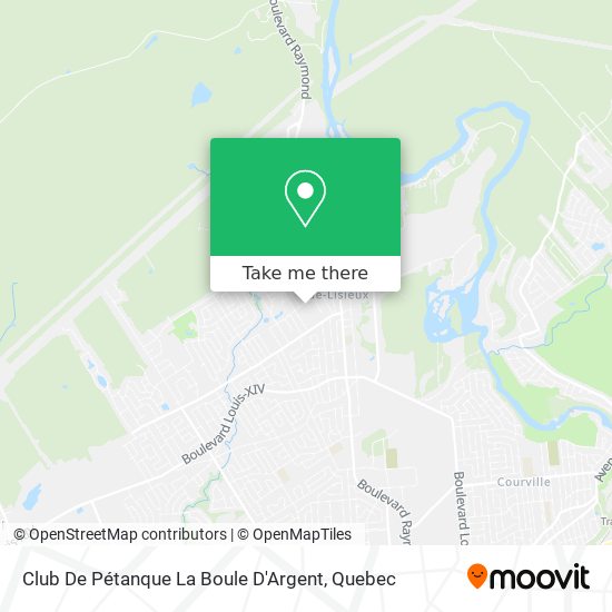 Club De Pétanque La Boule D'Argent map