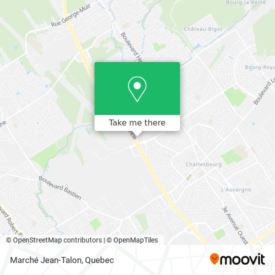 Marché Jean-Talon map