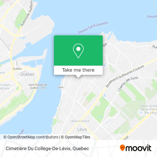 Cimetière Du Collège-De-Lévis map