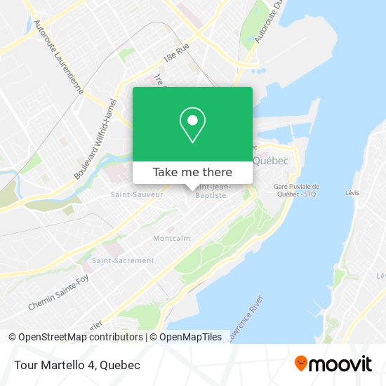 Tour Martello 4 map