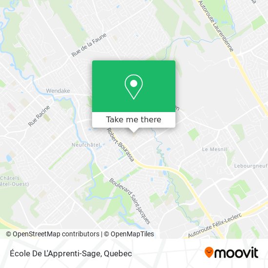 École De L'Apprenti-Sage map