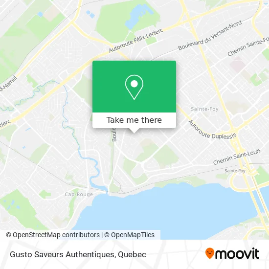 Gusto Saveurs Authentiques map