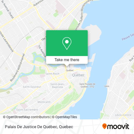 Palais De Justice De Québec map