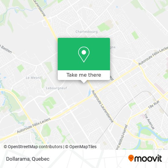 Dollarama map