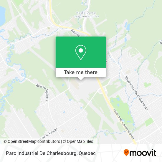 Parc Industriel De Charlesbourg map