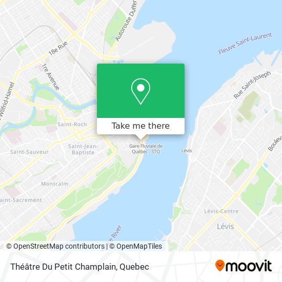 Théâtre Du Petit Champlain map