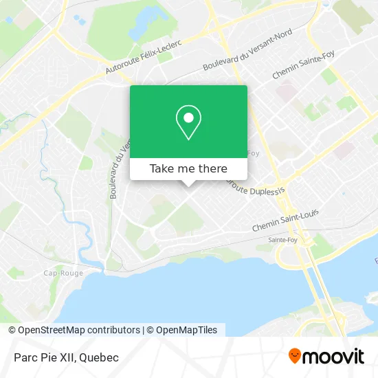 Parc Pie XII map