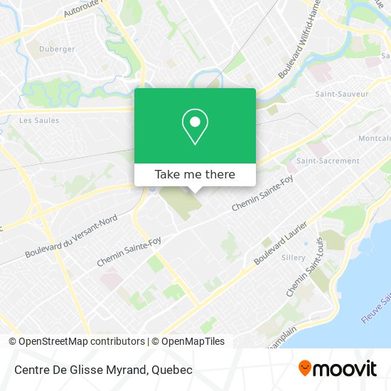 Centre De Glisse Myrand map