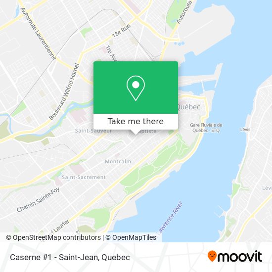 Caserne #1 - Saint-Jean map