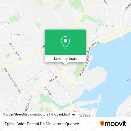Église Saint-Pascal De Maizerets map