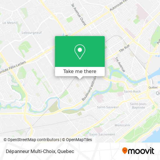Dépanneur Multi-Choix map