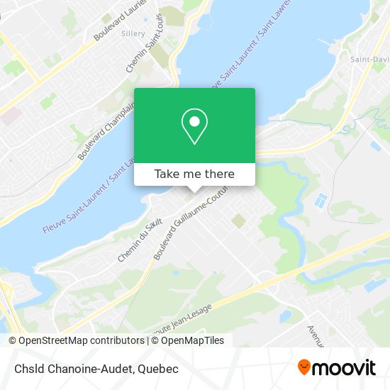 Chsld Chanoine-Audet map