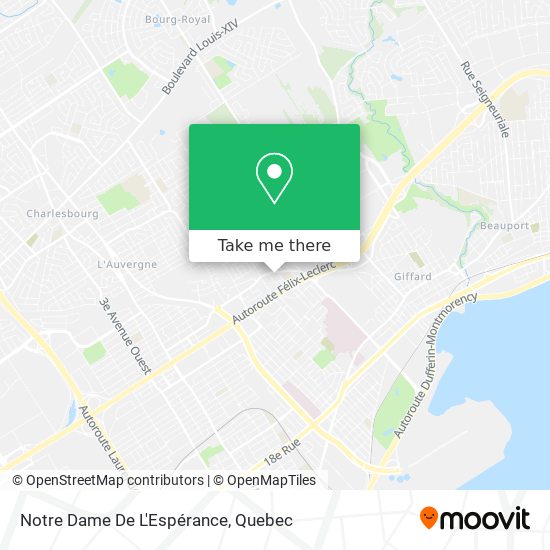 Notre Dame De L'Espérance map