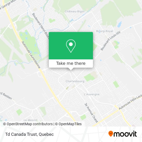 Td Canada Trust map