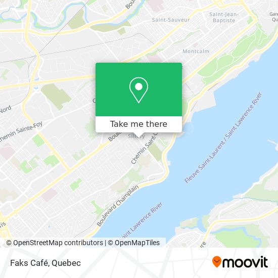 Faks Café map
