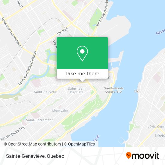Sainte-Geneviève map