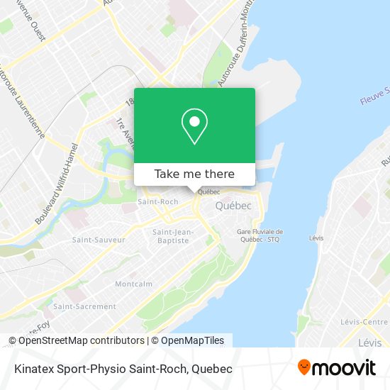 Kinatex Sport-Physio Saint-Roch map