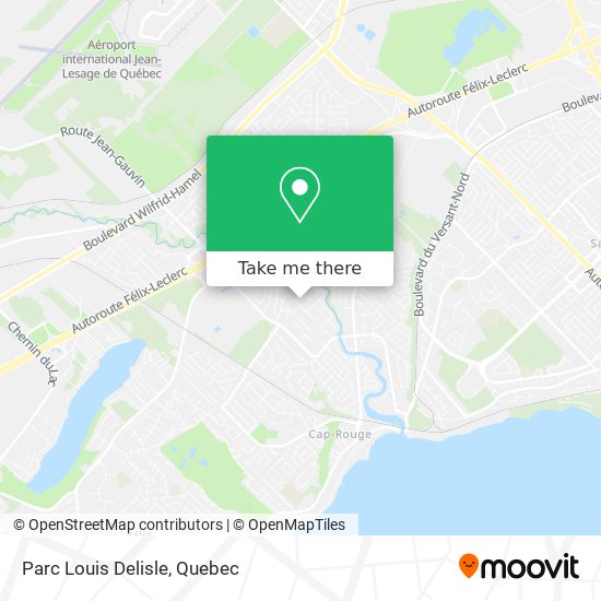 Parc Louis Delisle map