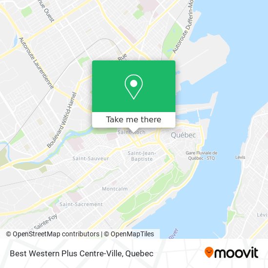 Best Western Plus Centre-Ville map