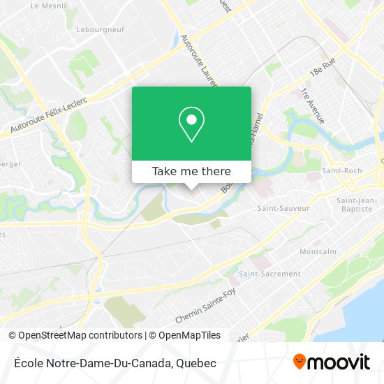 École Notre-Dame-Du-Canada map