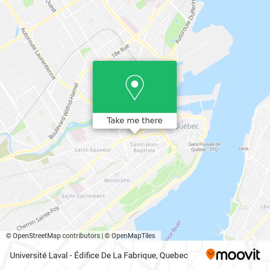 Université Laval - Édifice De La Fabrique map